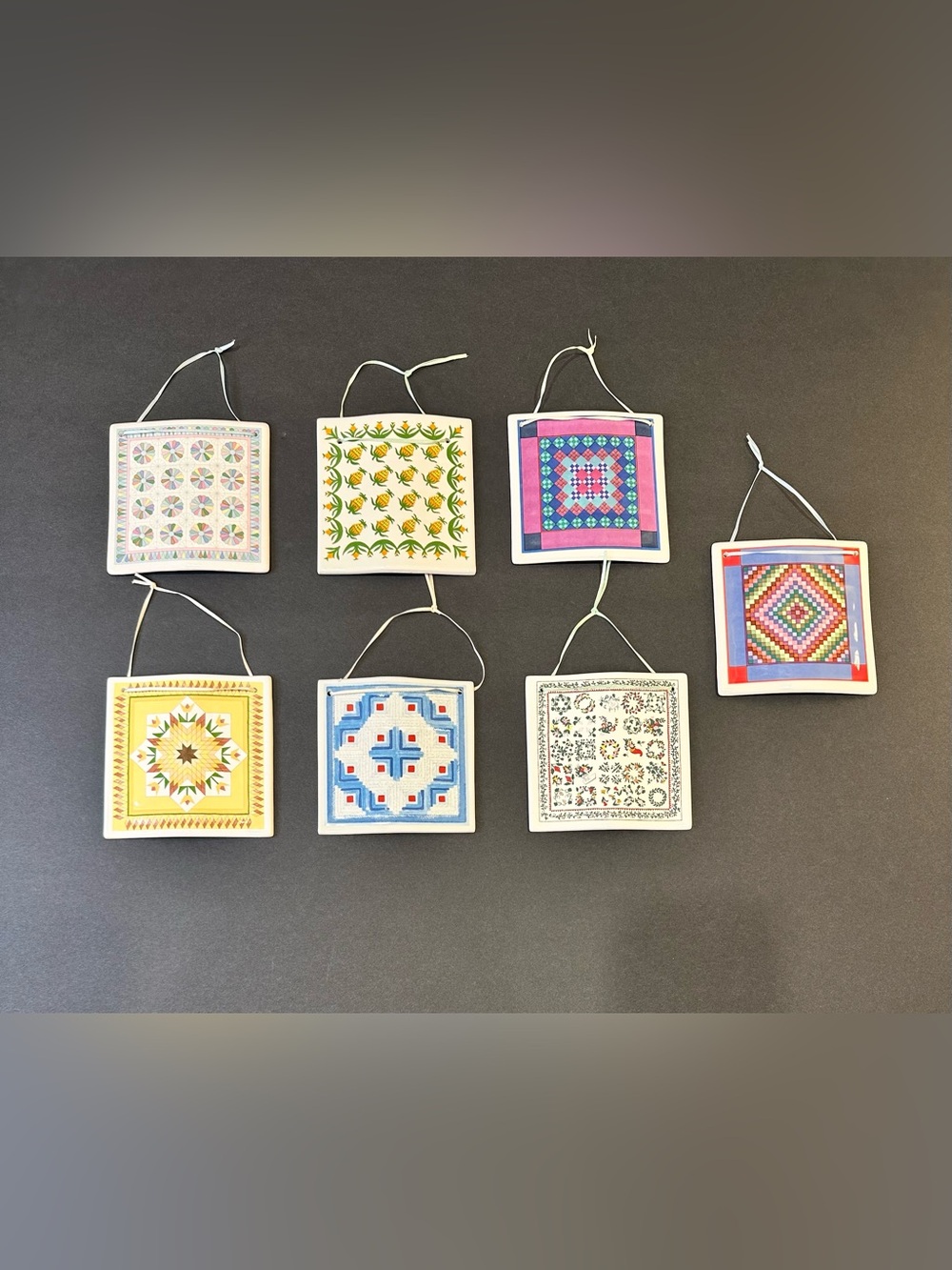 Vintage Hill Design Ceramic Quilt Tiles - Celebration of American Quilts Series